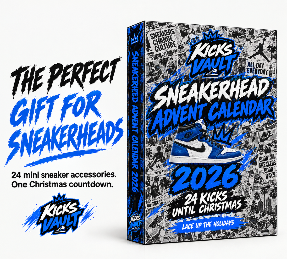 *PRE-ORDER* KicksVault™ Sneaker Advent Calendar 2026 — 24 Mini Sneaker Keychains